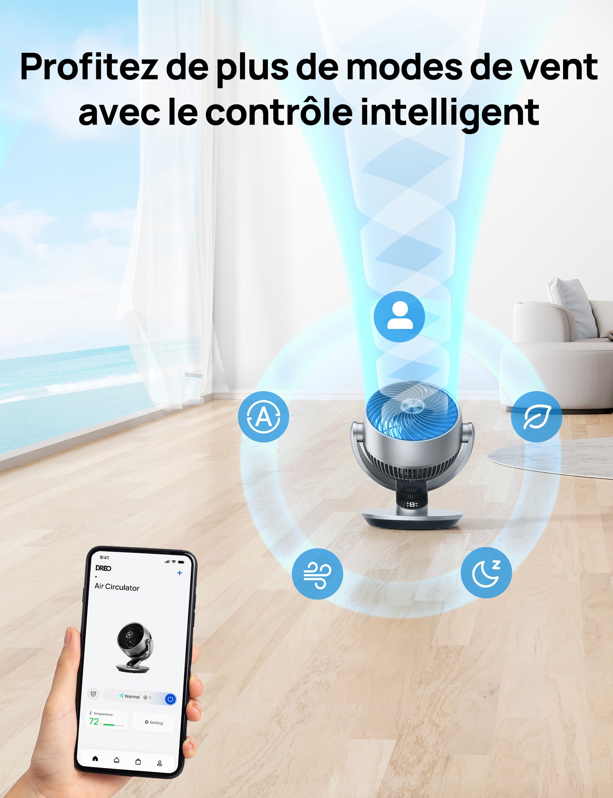Ventilateur de Table TurboPoly™ 511S