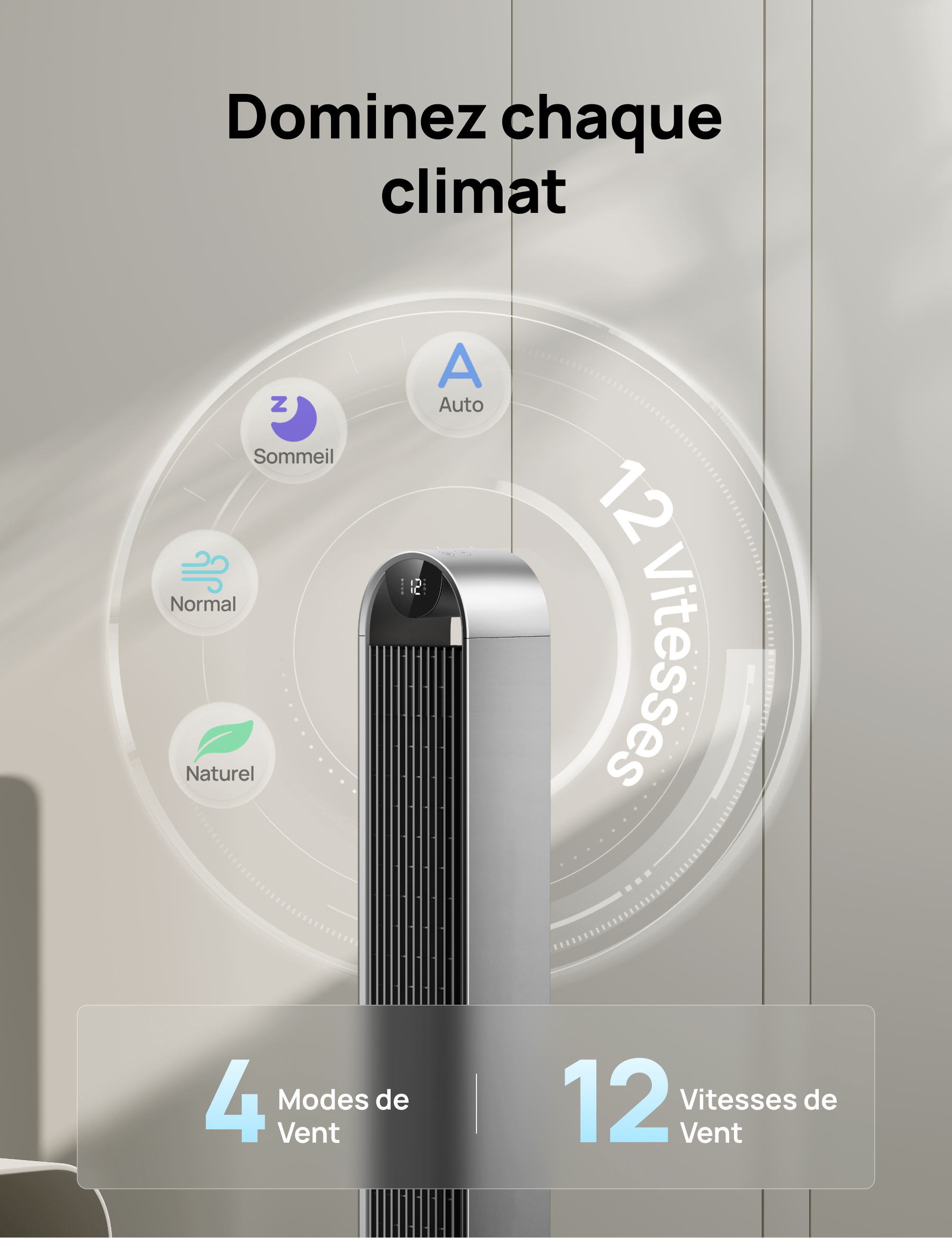 Ventilateur Tour 714S