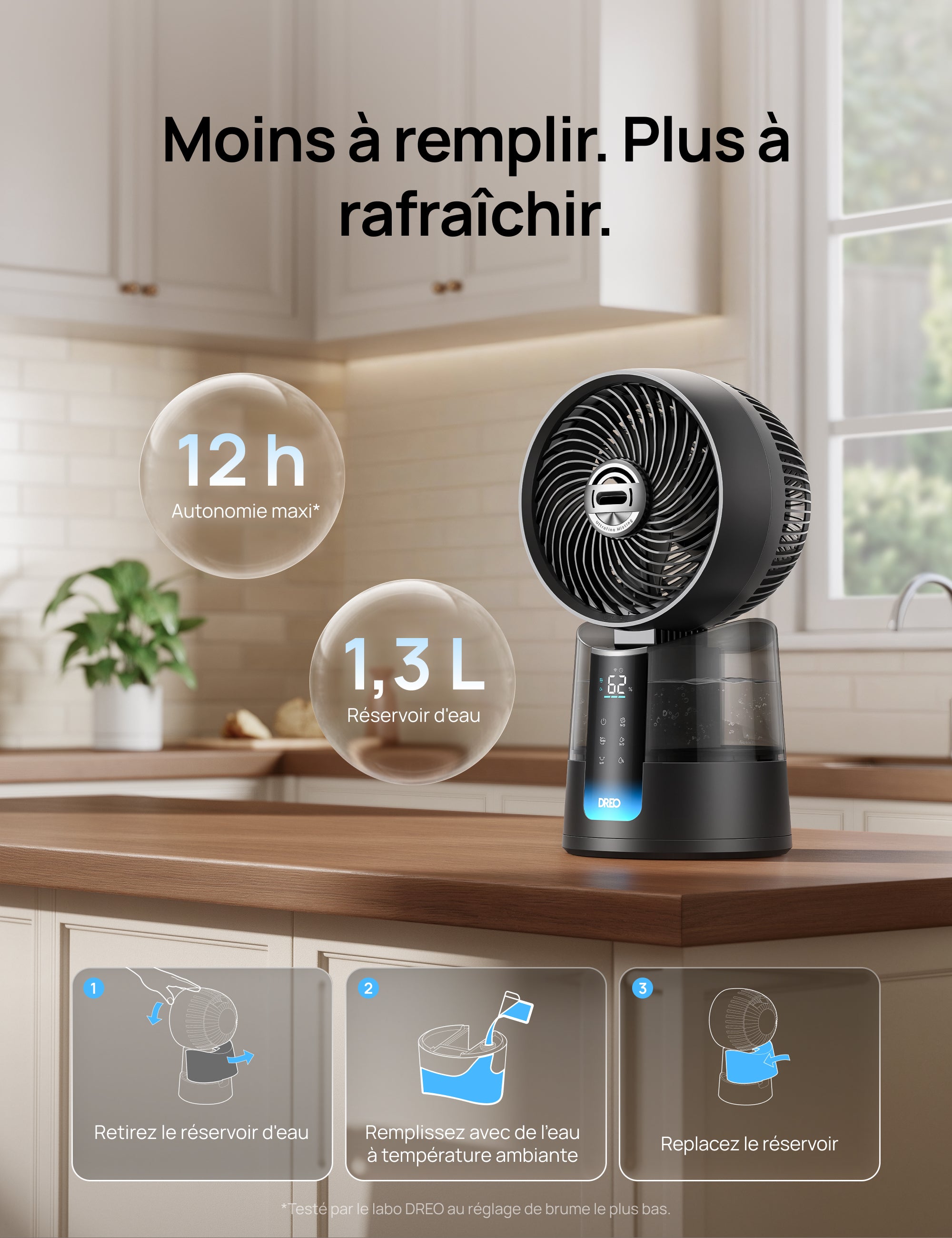 Ventilador nebulizador TurboCool™ 516S