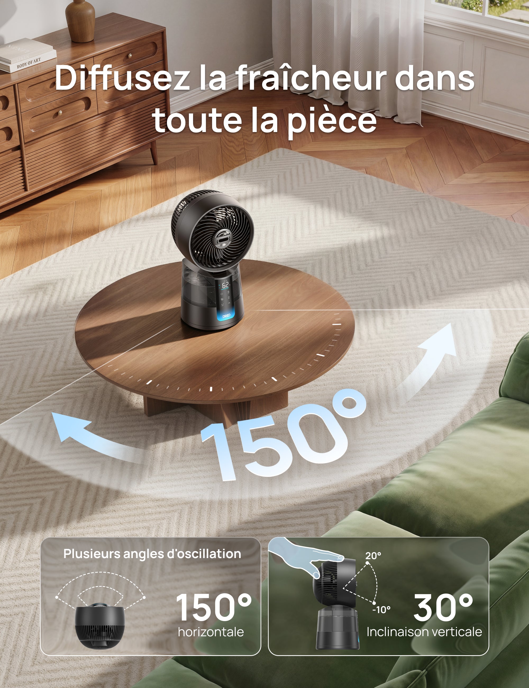 Ventilador nebulizador TurboCool™ 516S