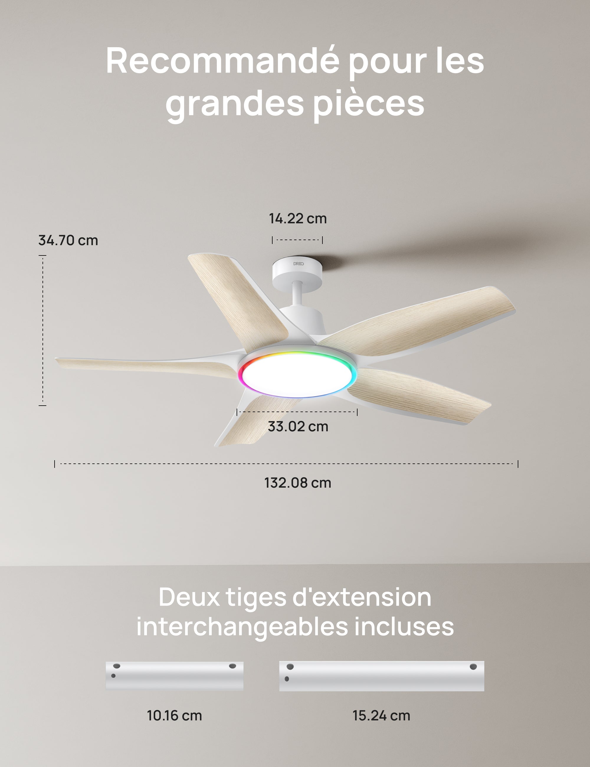 Ventilateur de Plafond 712S