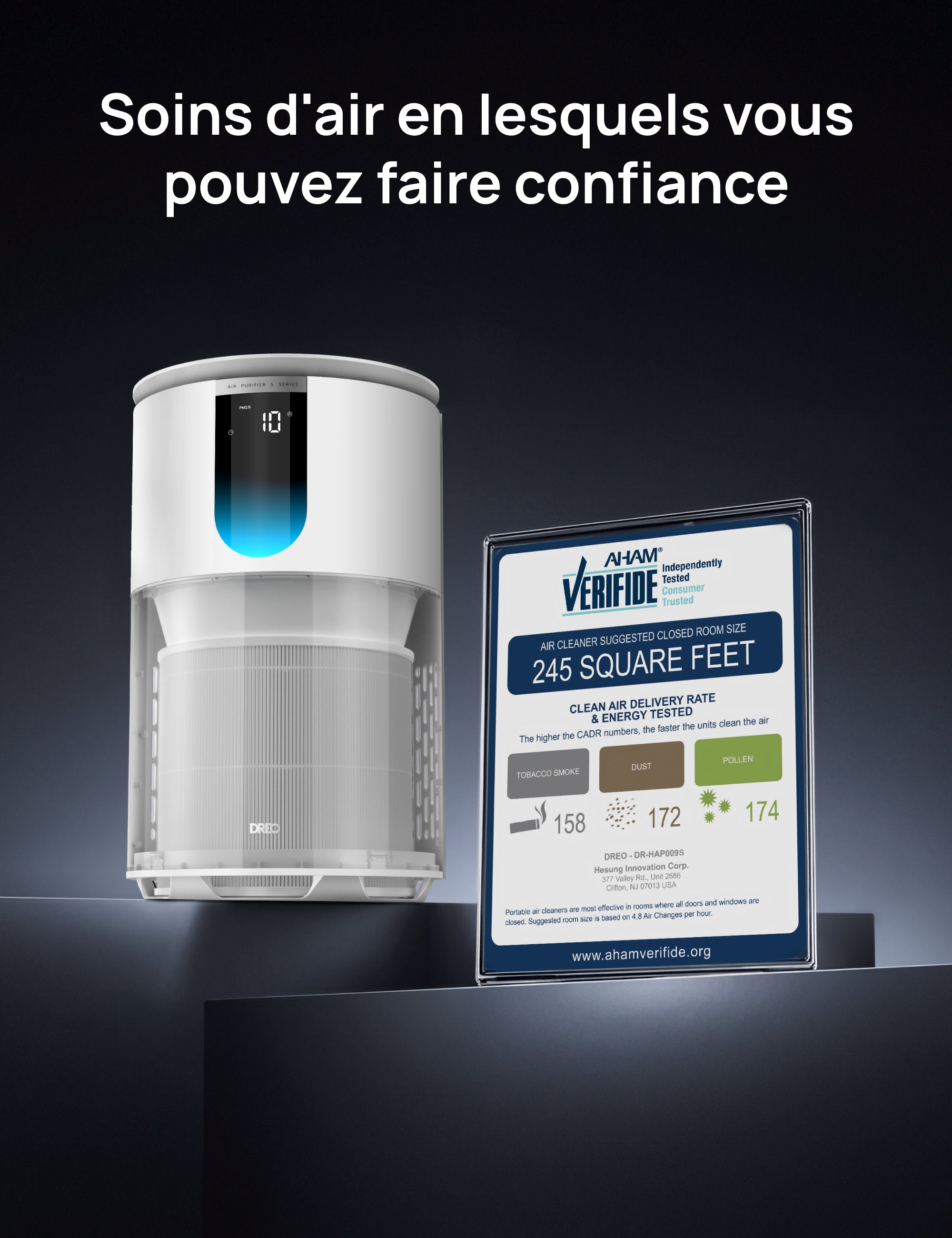 Purificateur d’air 539S
