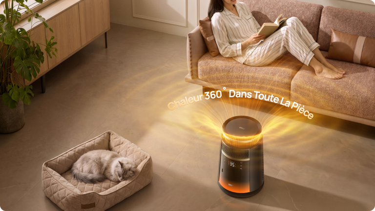 Une chaleur rapide et omniprésente