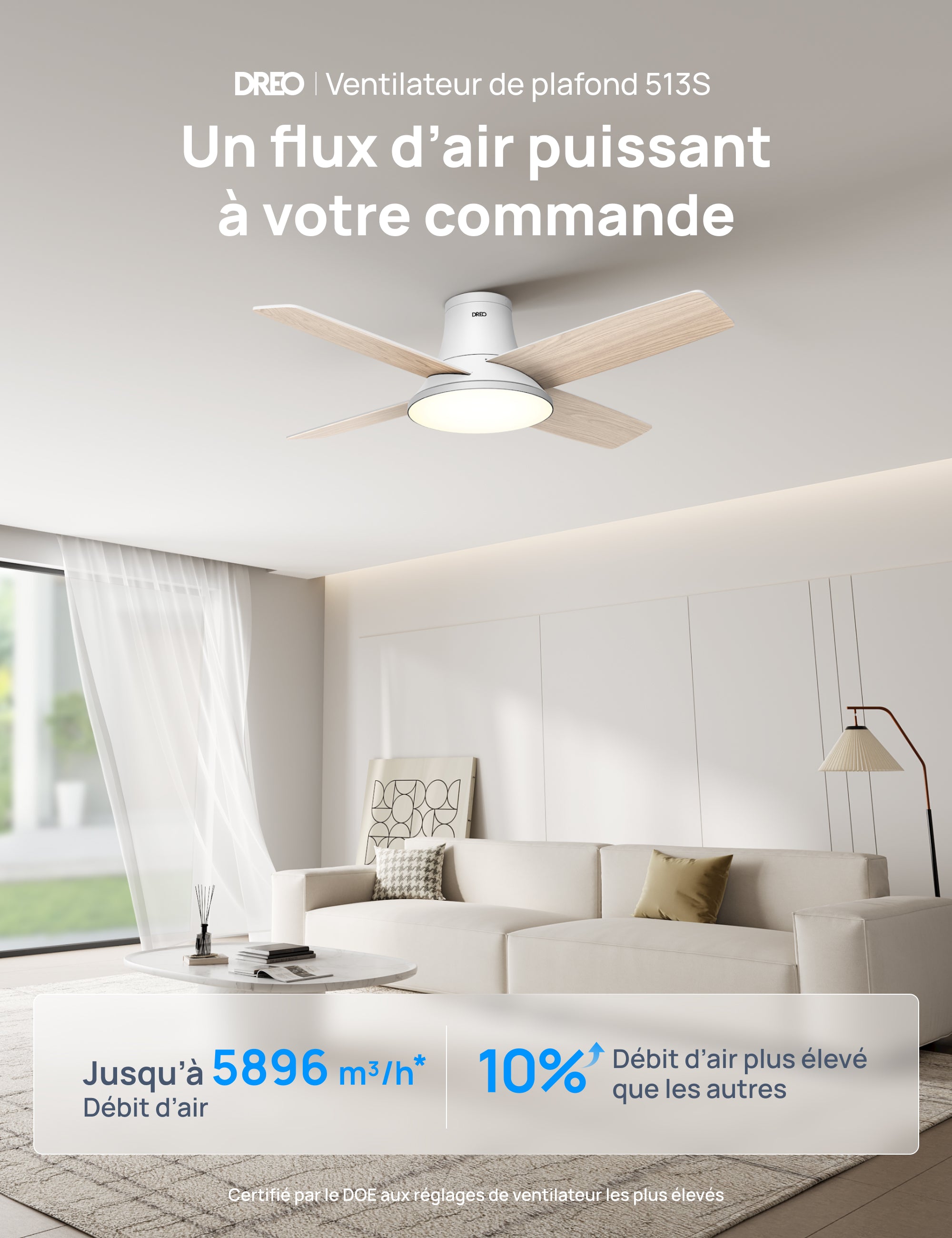 Ventilateur de Plafond 513S