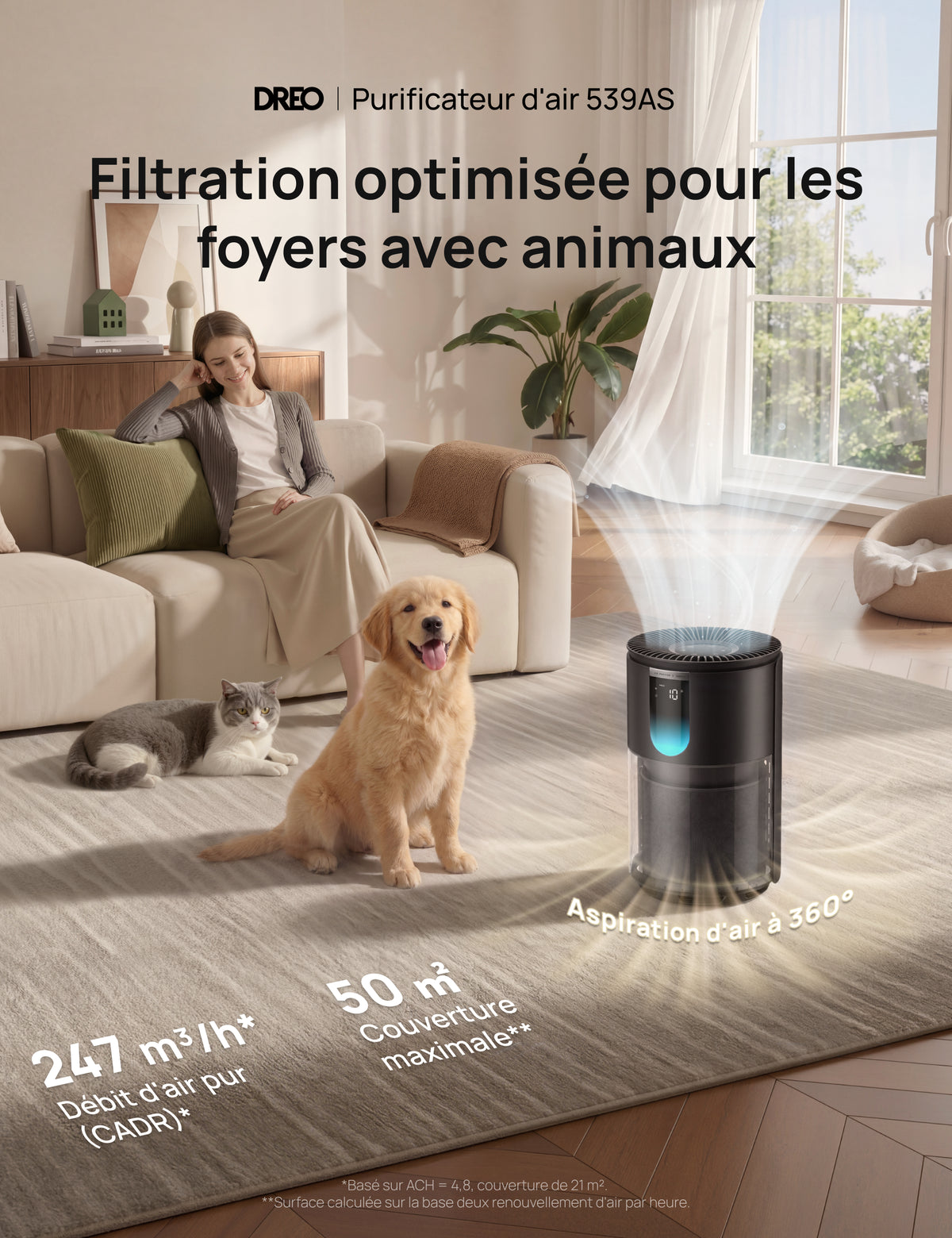 Purificateur d’air 539AS