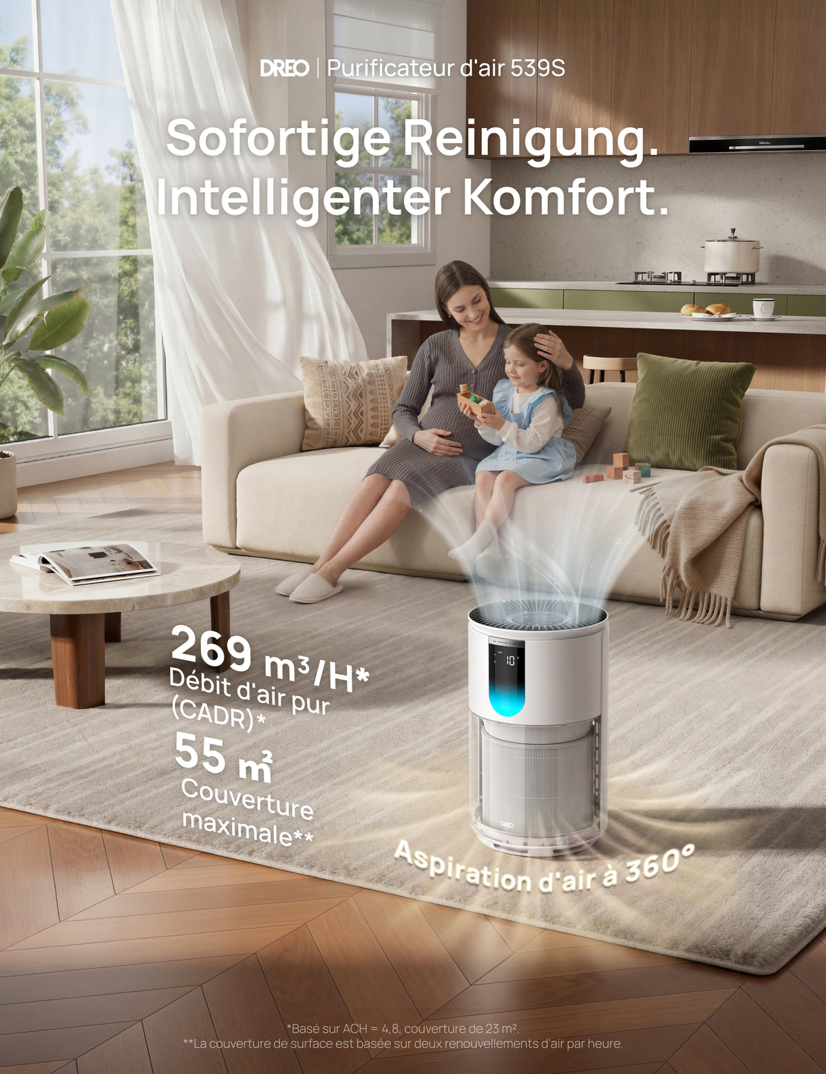Purificateur d’air 539S