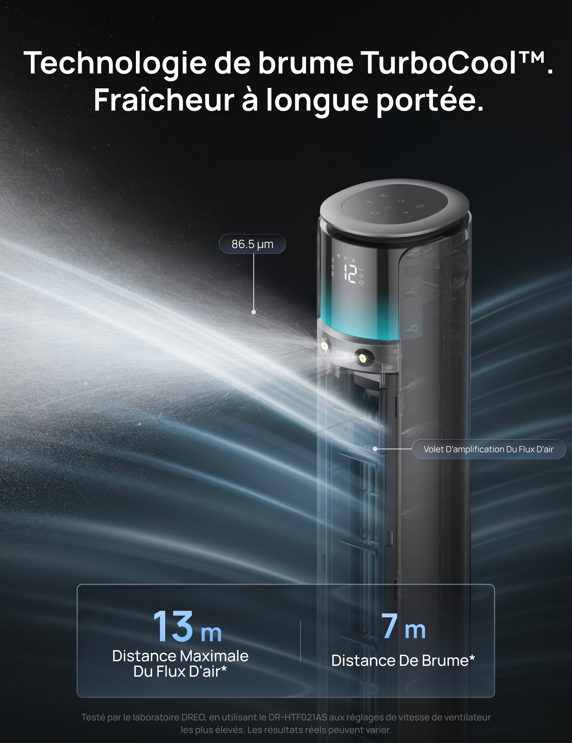 Ventilateur brumisateur d'extérieur TurboCool™ 711AS