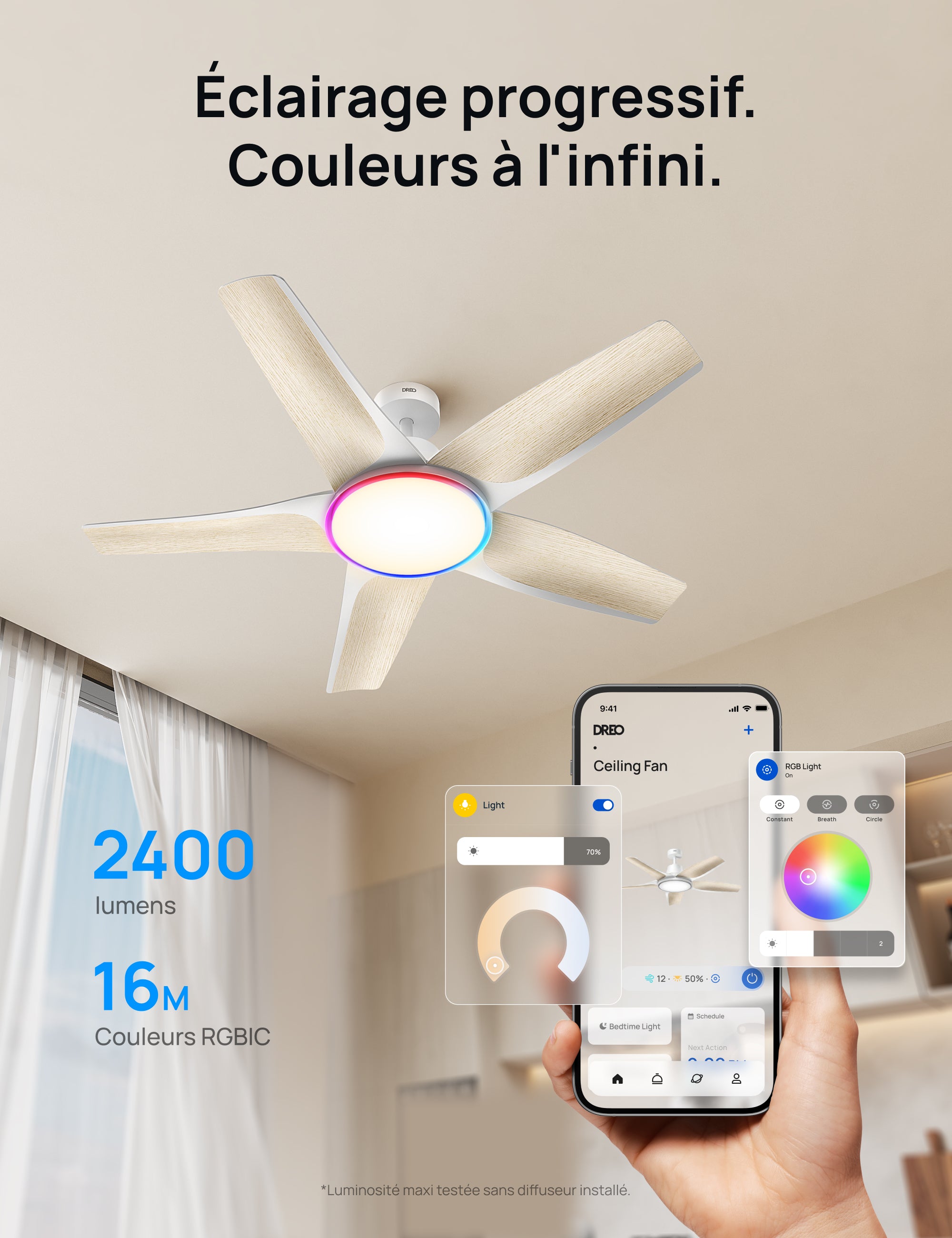 Ventilateur de Plafond 712S