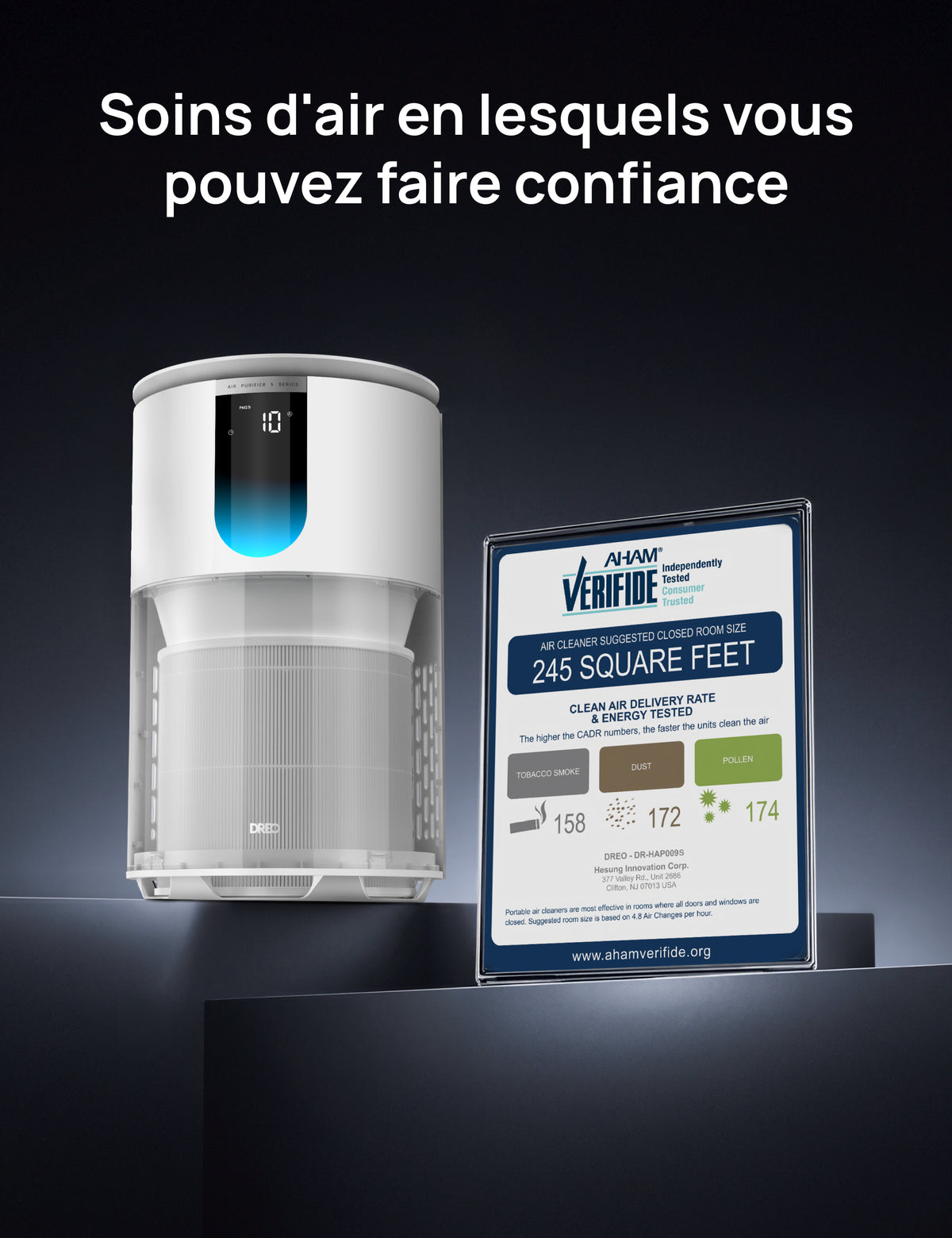 Purificateur d’air 539S