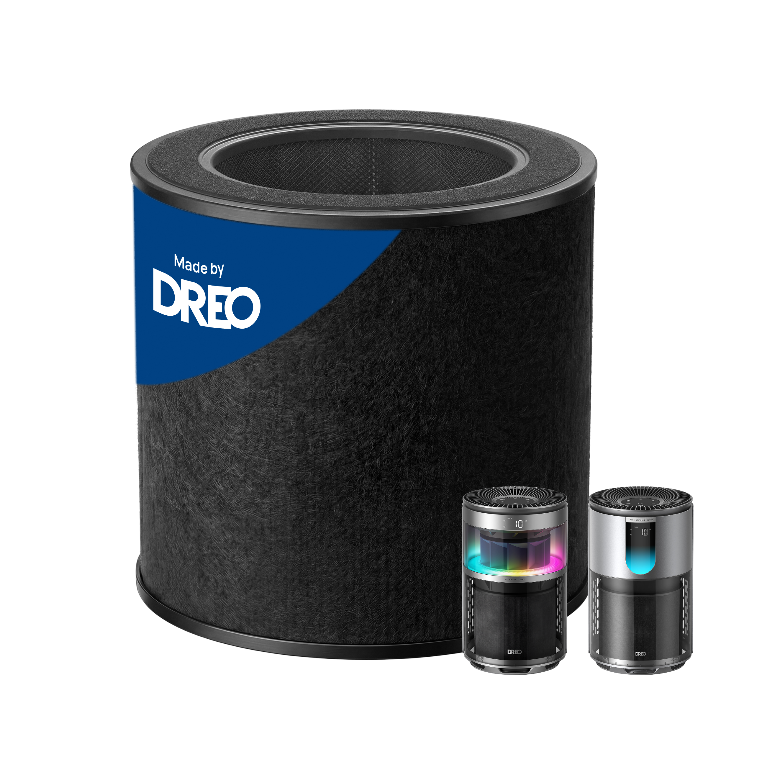 Filtre HEPA Pro 3-en-1 pour purificateur d’air DREO 539AS/530S Argent/Noir/Starlight